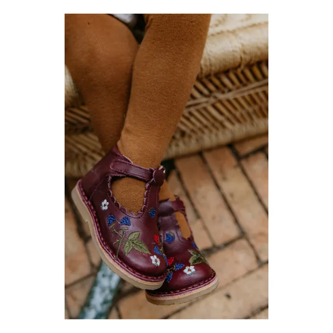 T-Bar Scallop Babies - Colección Uniqua | Ciruela