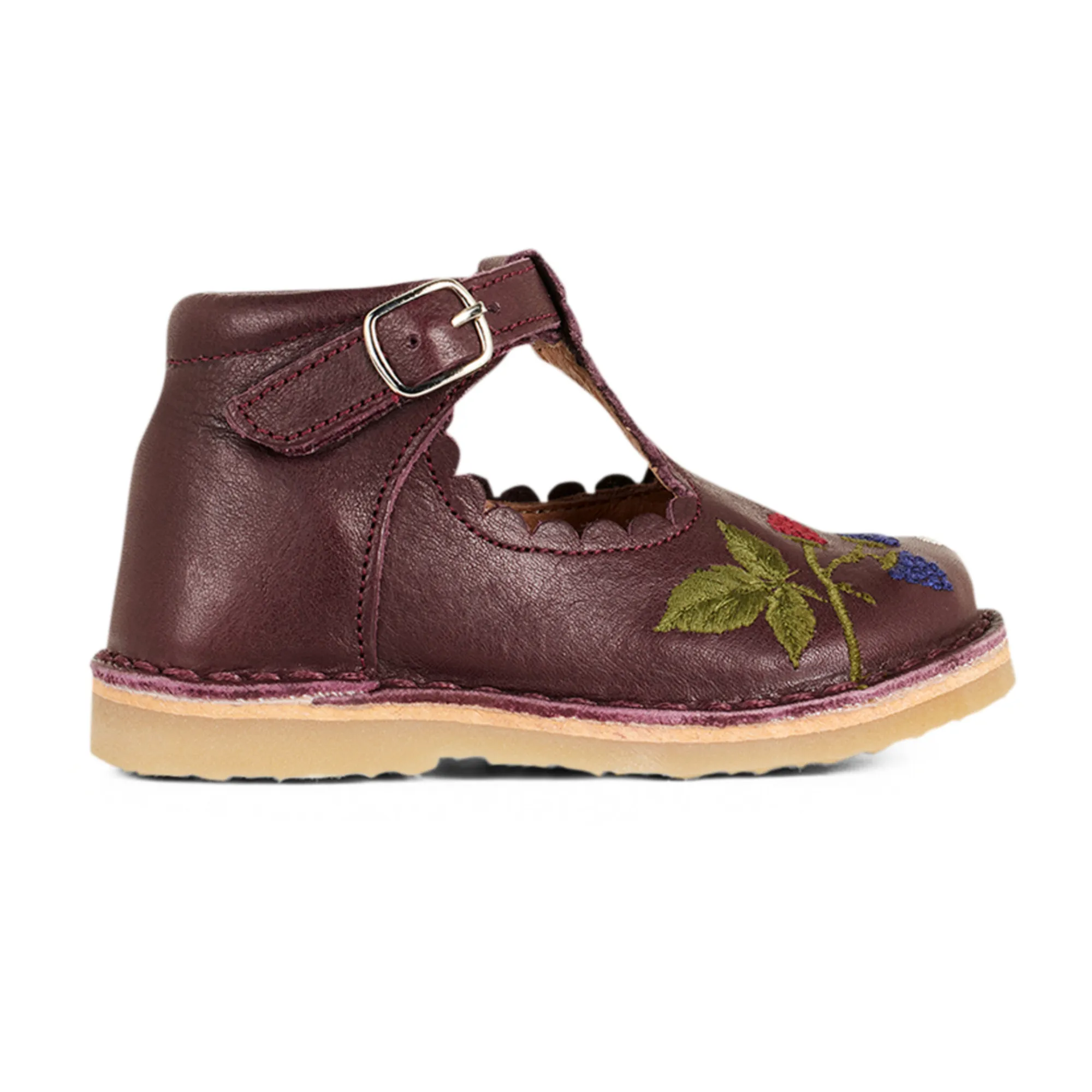 Petit Nord Plum T-Bar Scallop Babies - Uniqua Collection