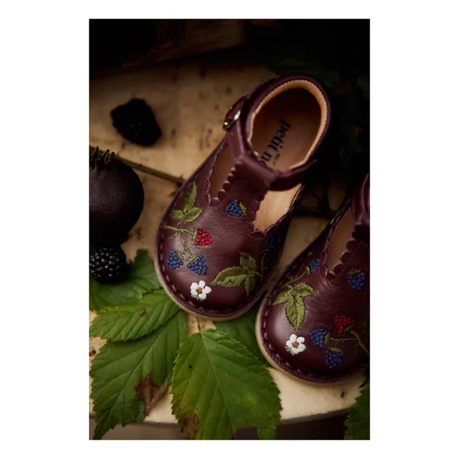 T-Bar Scallop Babies - Colección Uniqua | Ciruela