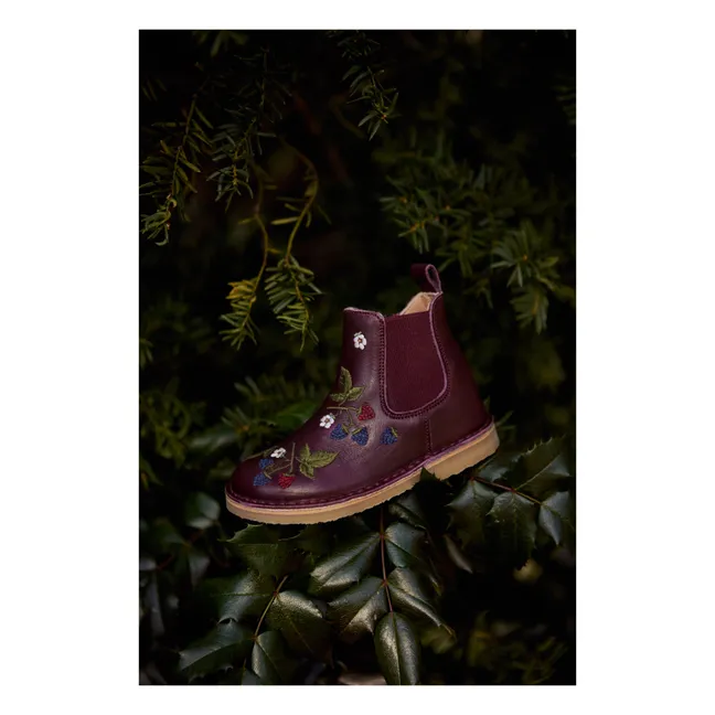 Bottines Zip Ankle - Collection Uniqua | Prune