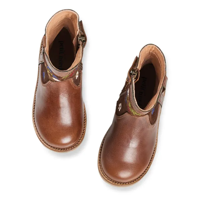 Stivali con zip Lorride - Collezione Uniqua | Marrone