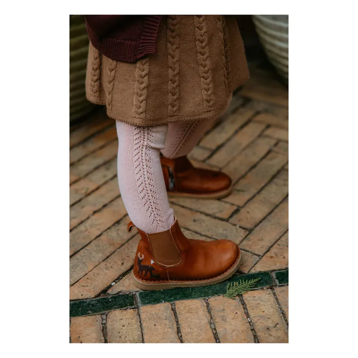 Forest Zip Ankle Boots - Uniqua Collection | Cognac- Product image n°5
