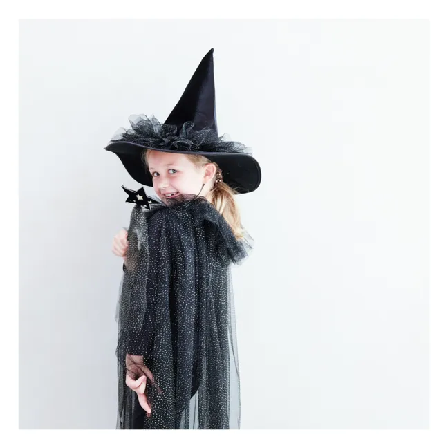 Capa de bruja Esmeralda | Negro