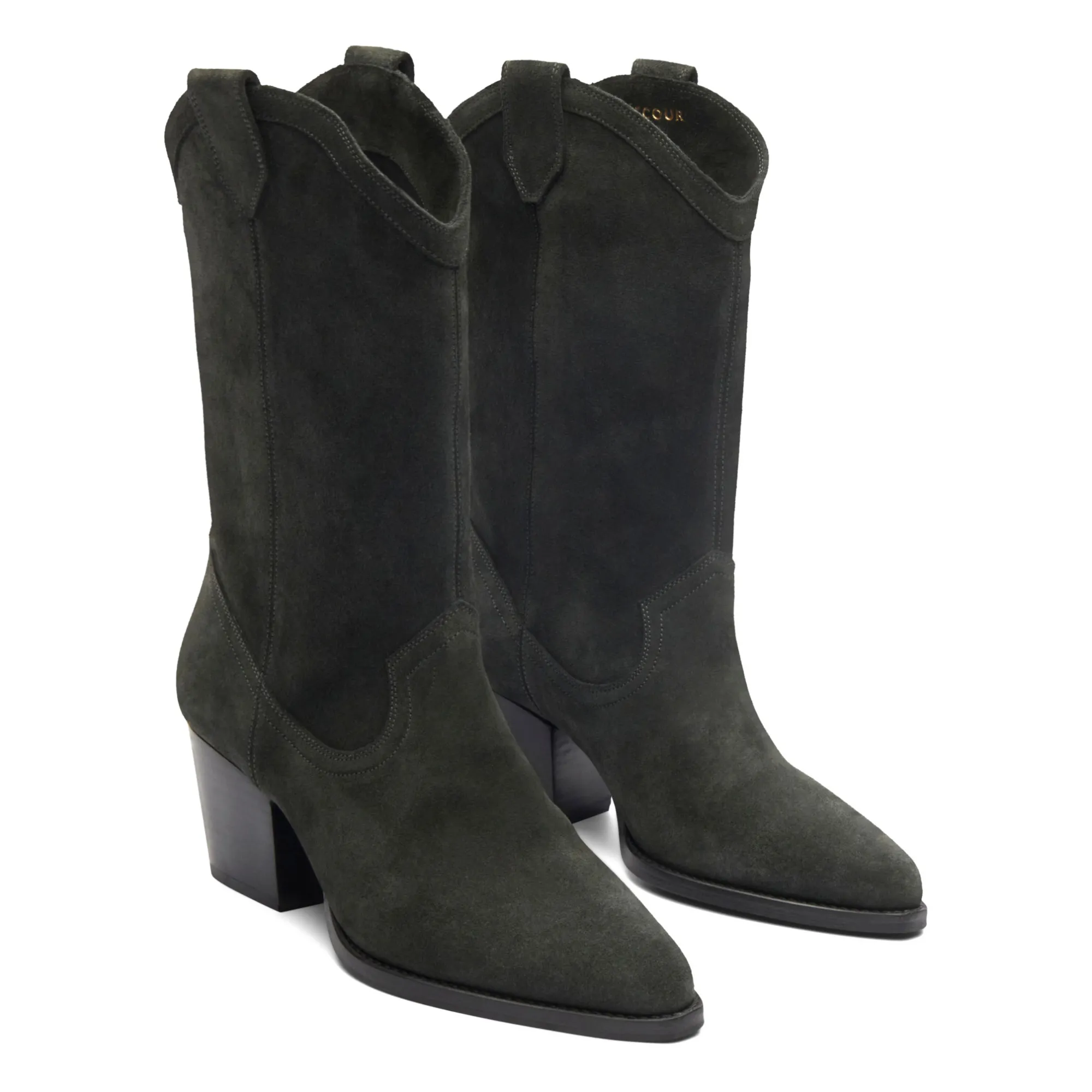 Rivecour Dark Grey Suede Boots N°706