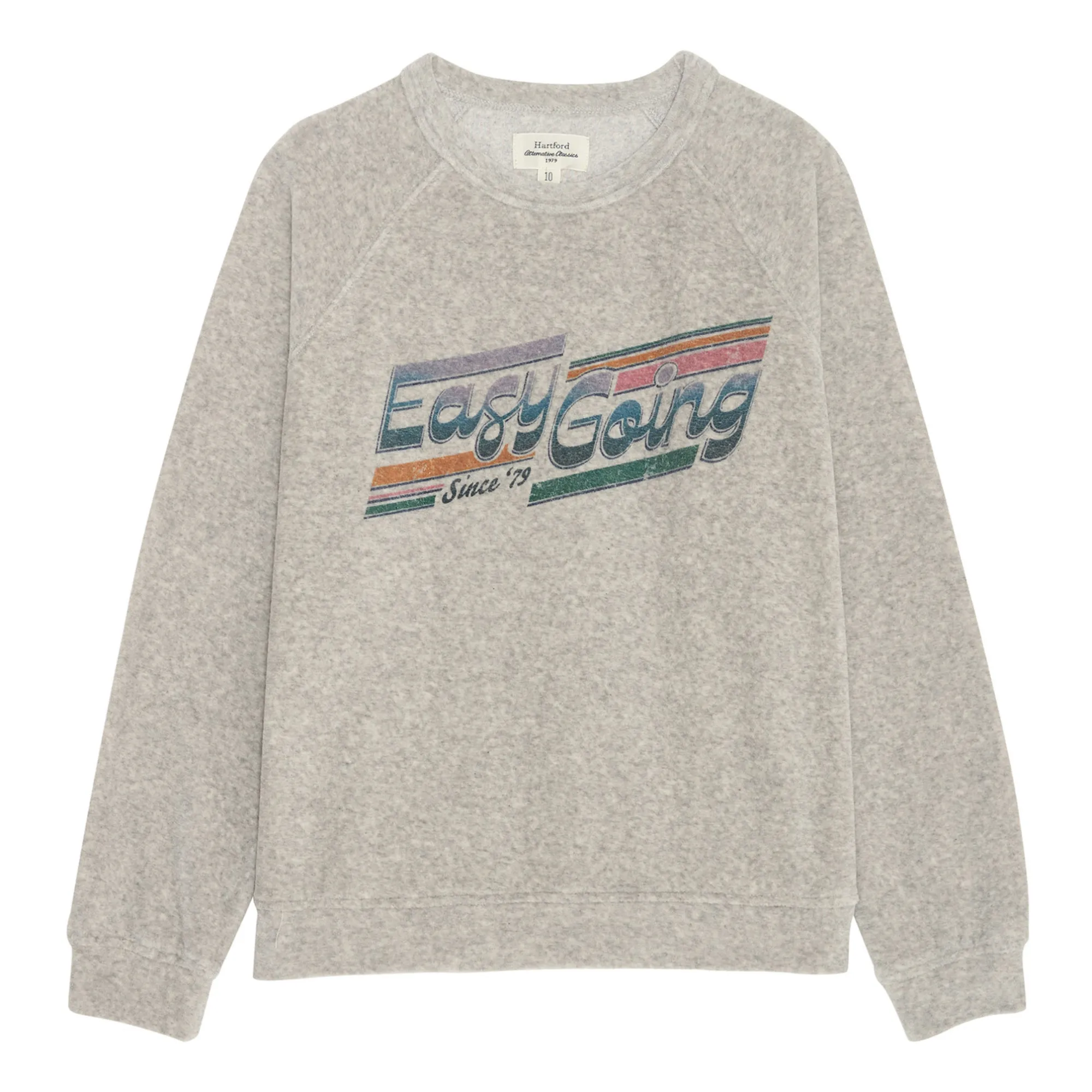 Hartford Heather Grey Easy Going Teasy Sweatshirt