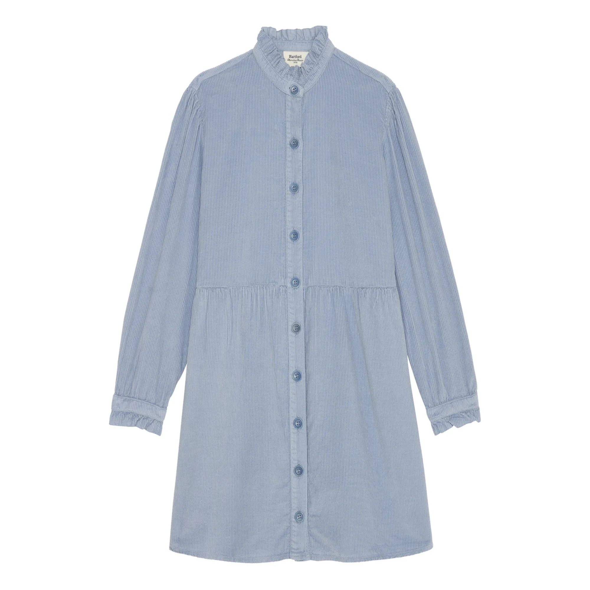 Hartford Blue Side Velvet Dress Search