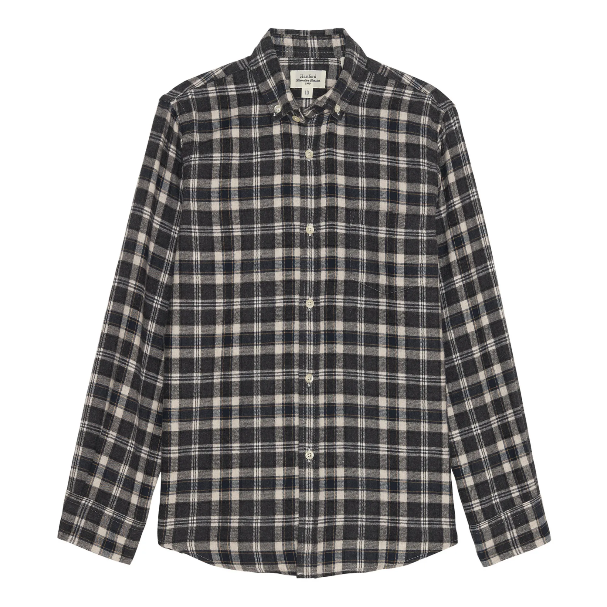 Hartford Carbon Pitt Flannel Check Shirt