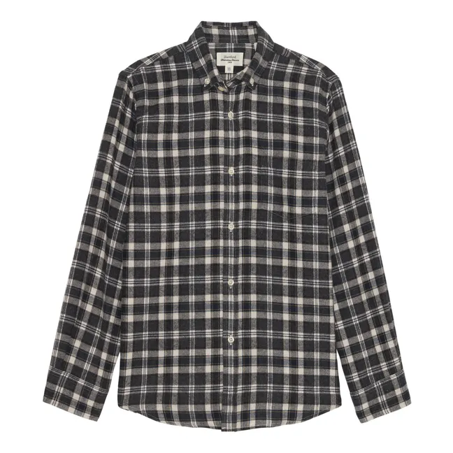 Camisa a cuadros Pitt Flannel | Carbón