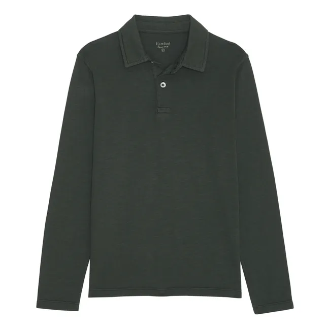 Polo-Shirt aus Baumwolle | Khaki