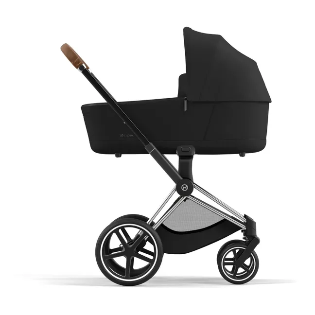 Priam Adjustable Stroller - Chrome Frame | Black