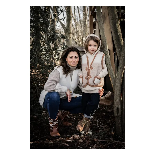 Veste Sans Manches Alpen - Collection Adulte | Ecru