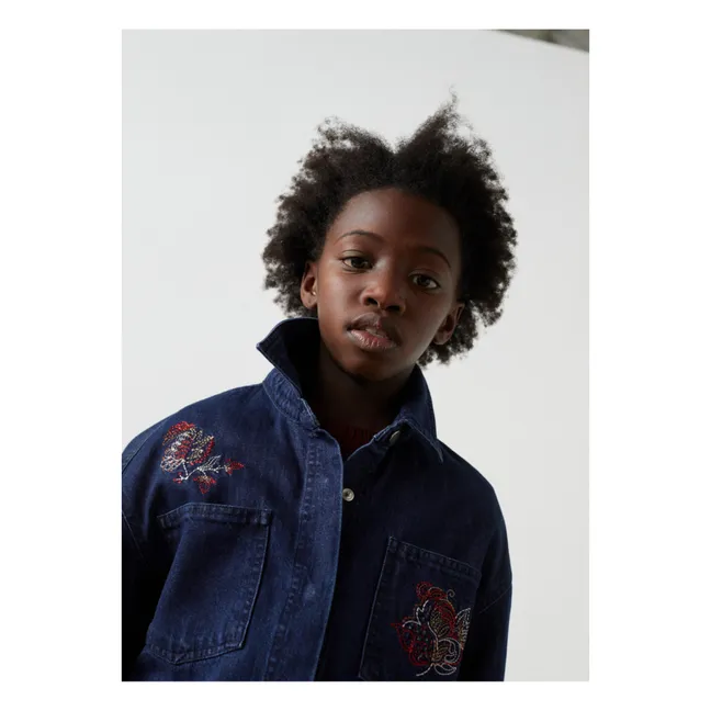 Surchemise Florencia Coton Responsable | Bleu nuit