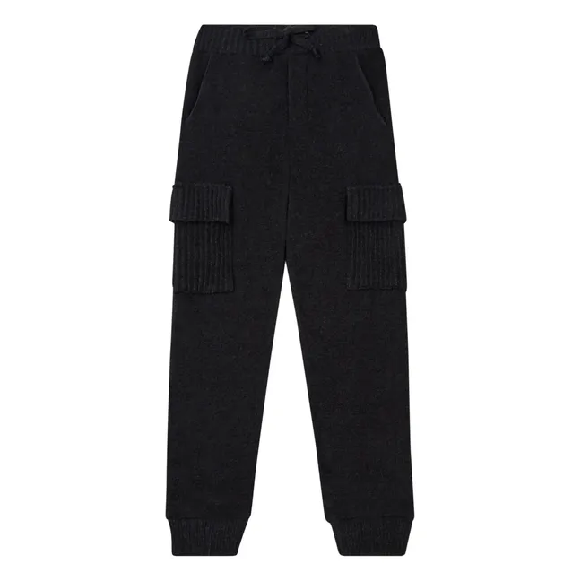 Mesh Pocket Cargo Pants | Charcoal grey