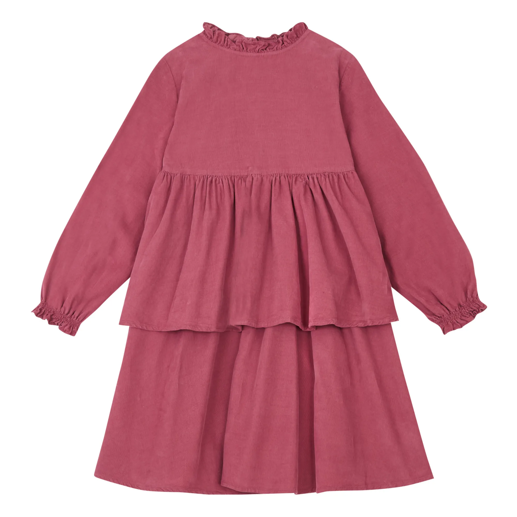 Zhoe & Tobiah Raspberry Red Milleraies Velvet Dress