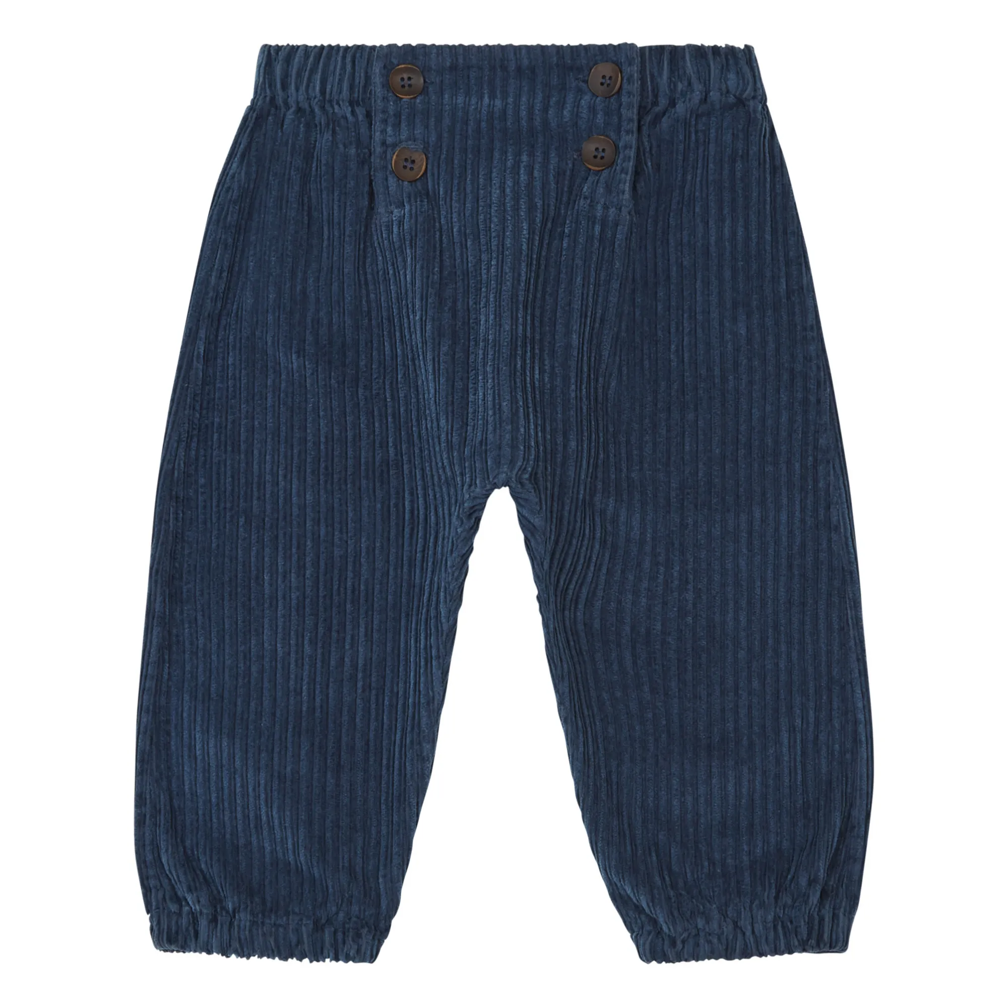 Zhoe & Tobiah Navy Blue Velvet Saroual
