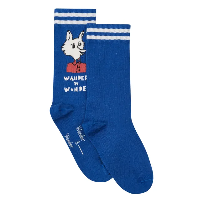 Fox socks | Cobalt