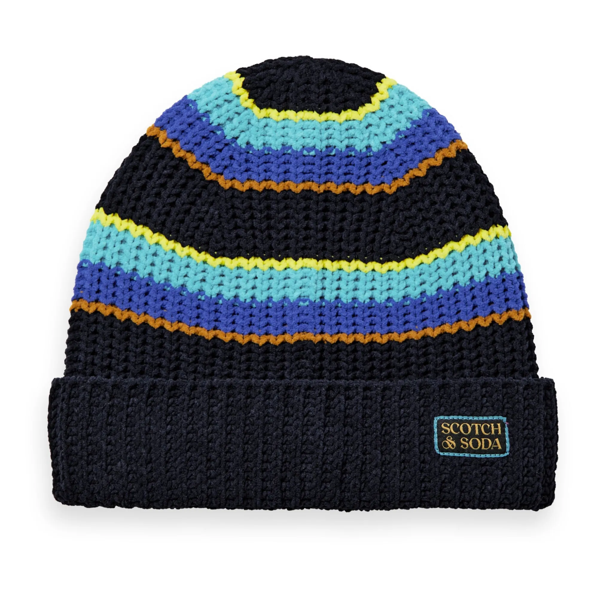 Scotch & Soda Blue Colourful Hat