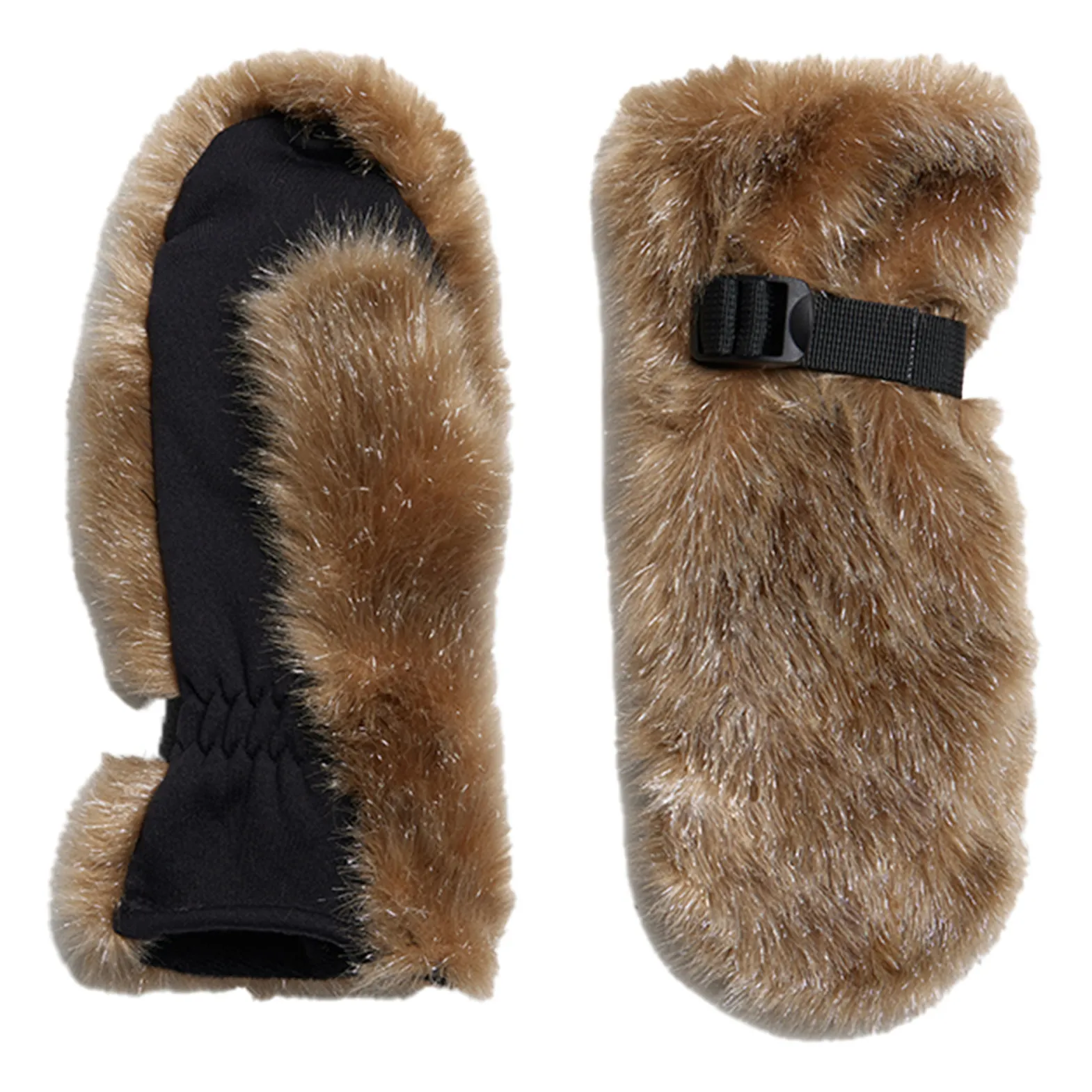 Apparis Camel Lumi Metallic Mittens