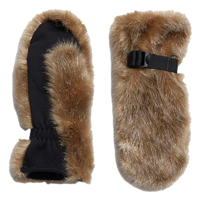 Moufles Lumi Métalisée | Camel