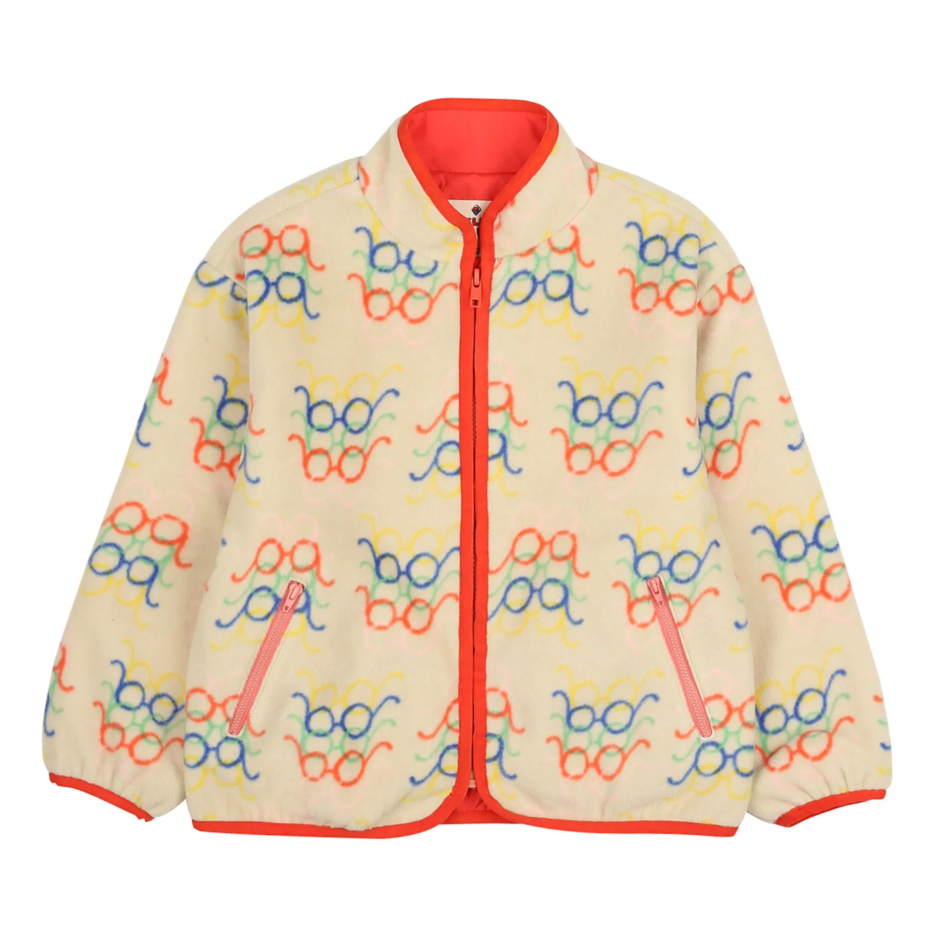 Veste Polaire Lunettes | Crème- Image produit n°0