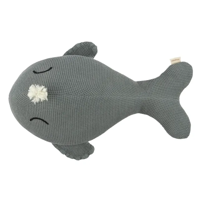 Coussin Baleine | Bleu