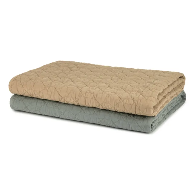 Wabi-Sabi quilted blanket | Sand