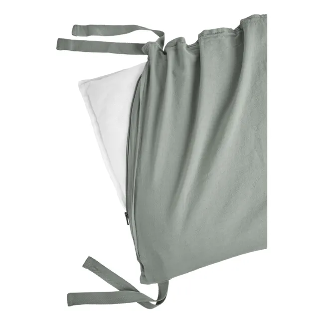 Wabi-Sabi bumper pad | Grey blue