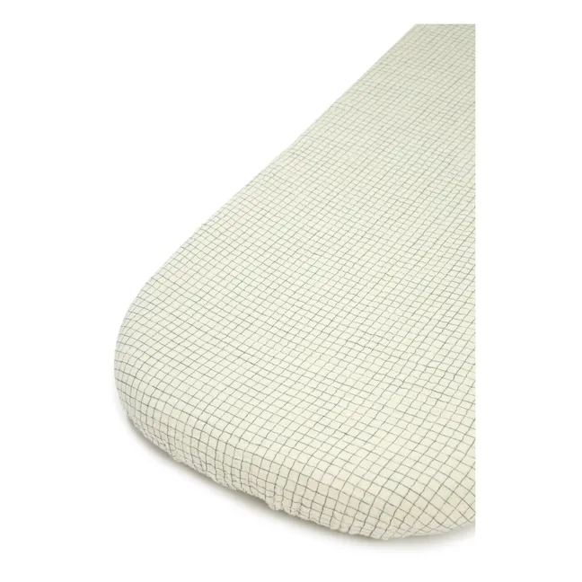 Fitted sheet for Blue Grid cradle | Blue