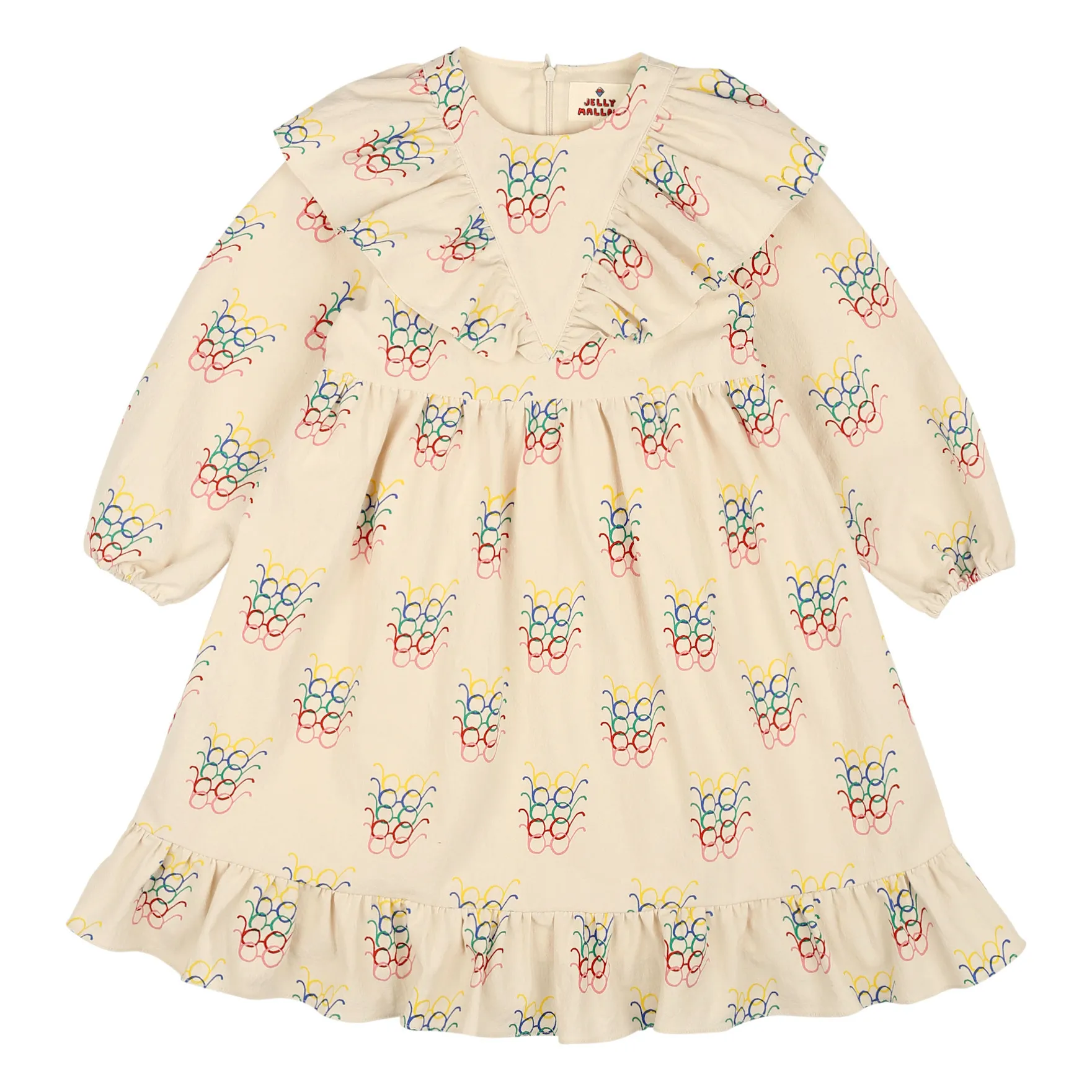 Jelly Mallow Cream Dress Glasses