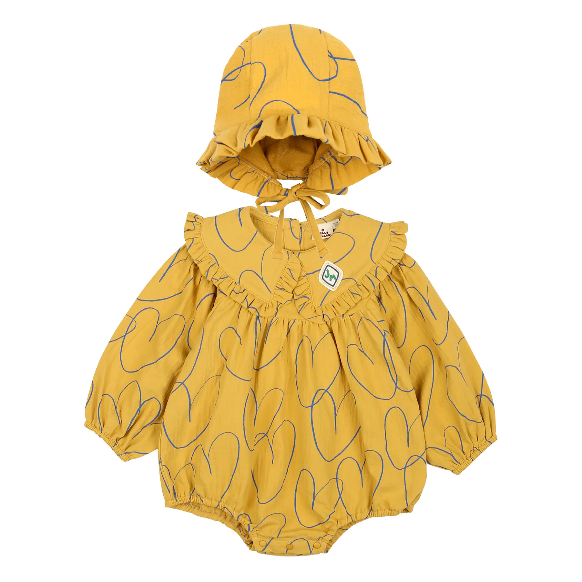 Jelly Mallow Yellow Set Romper + Heart Crush