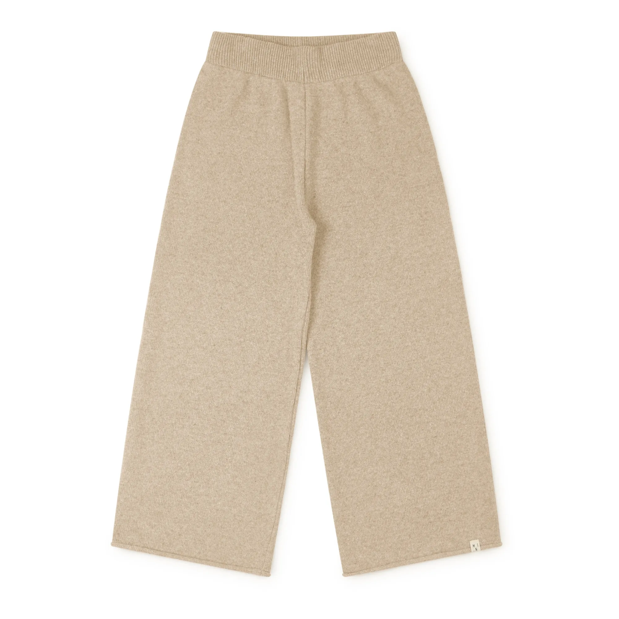 Pantalon Tricot Matières Recyclées - Collection Femme  | Ecru- Image produit n°0