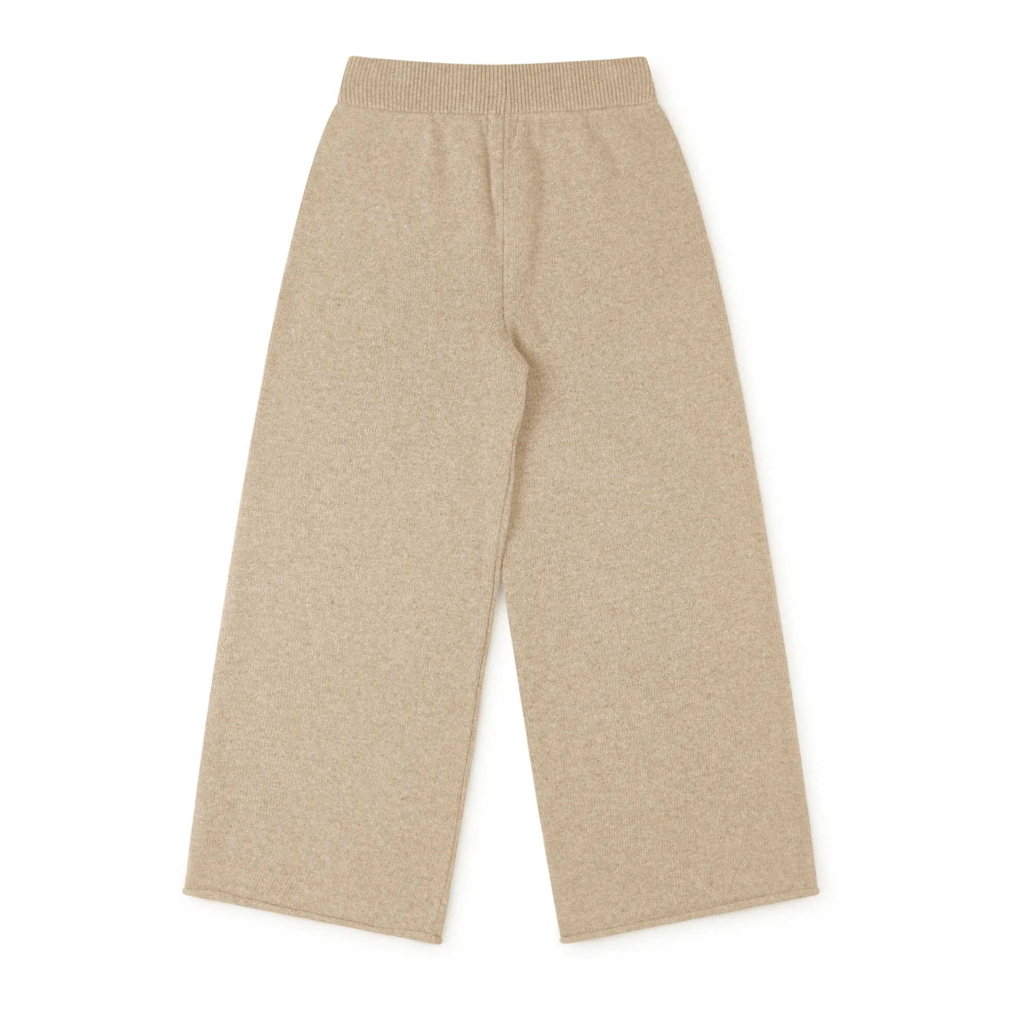 Pantalon Tricot Matières Recyclées - Collection Femme  | Ecru- Image produit n°9