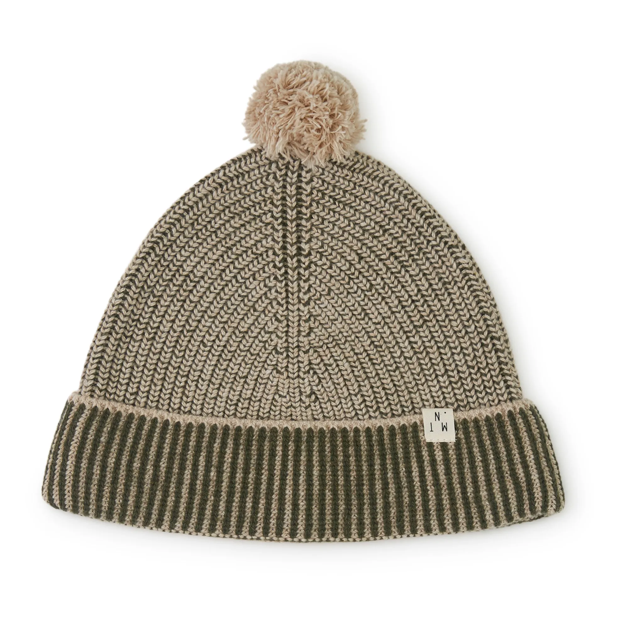 Matona Green Recycled Materials Pompon Hat