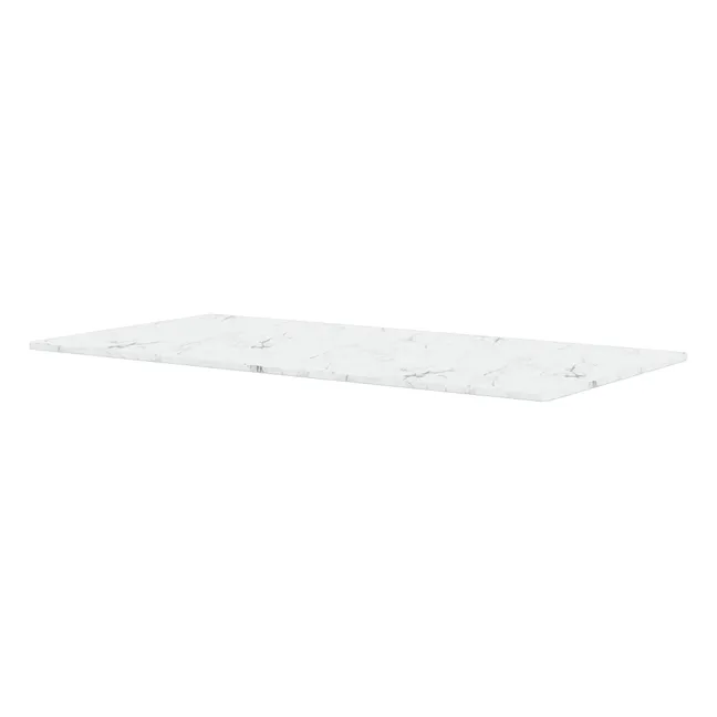 Pannello superiore per modulo a filo Panton | Bianco Marmo