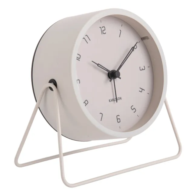 Stark Wecker aus Stahl | Grau