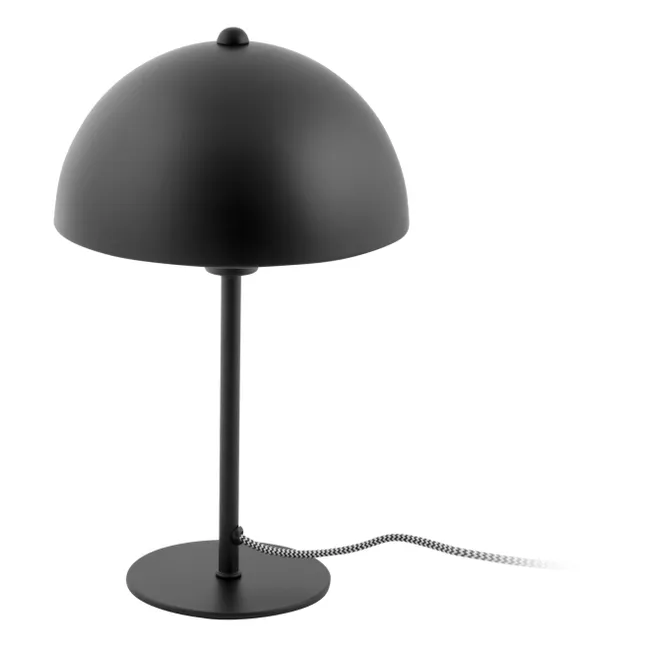 Lampada da tavolo Mini Bonnet | Nero
