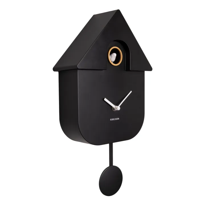 Reloj de cuco moderno | Negro- Imagen del producto n°2