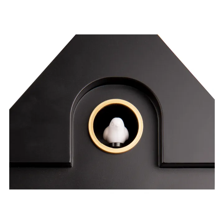 Reloj de cuco moderno | Negro- Imagen del producto n°3
