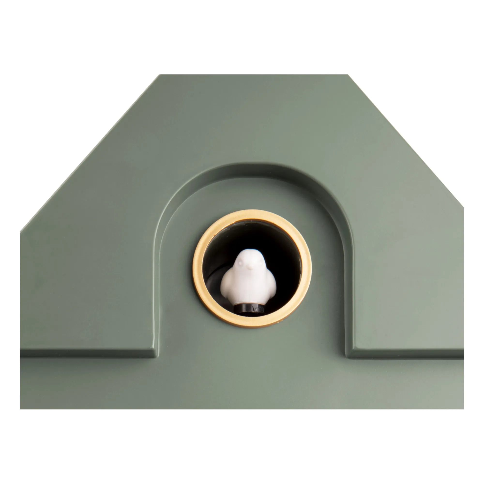 Horloge à pendule Modern Cuckoo | Vert foncé- Image produit n°3