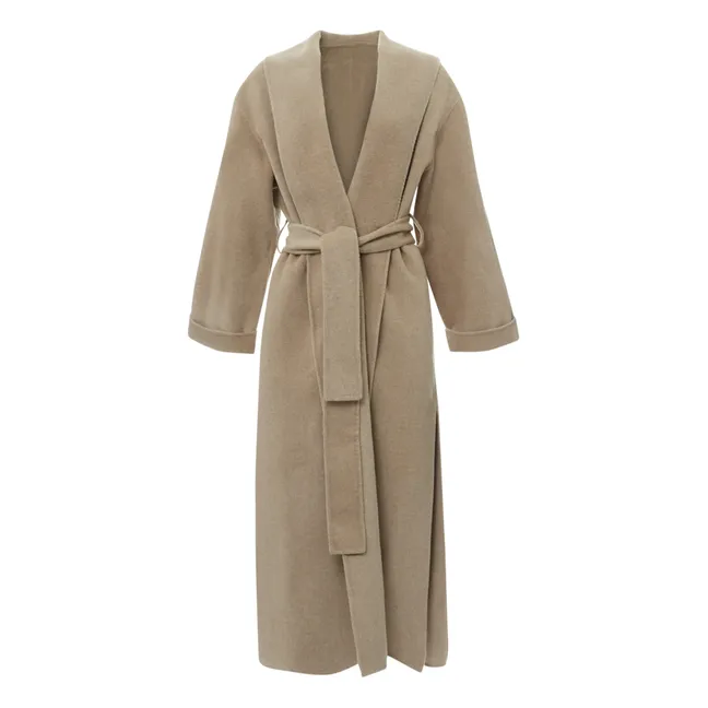 Trullem Belted Coat | Brown