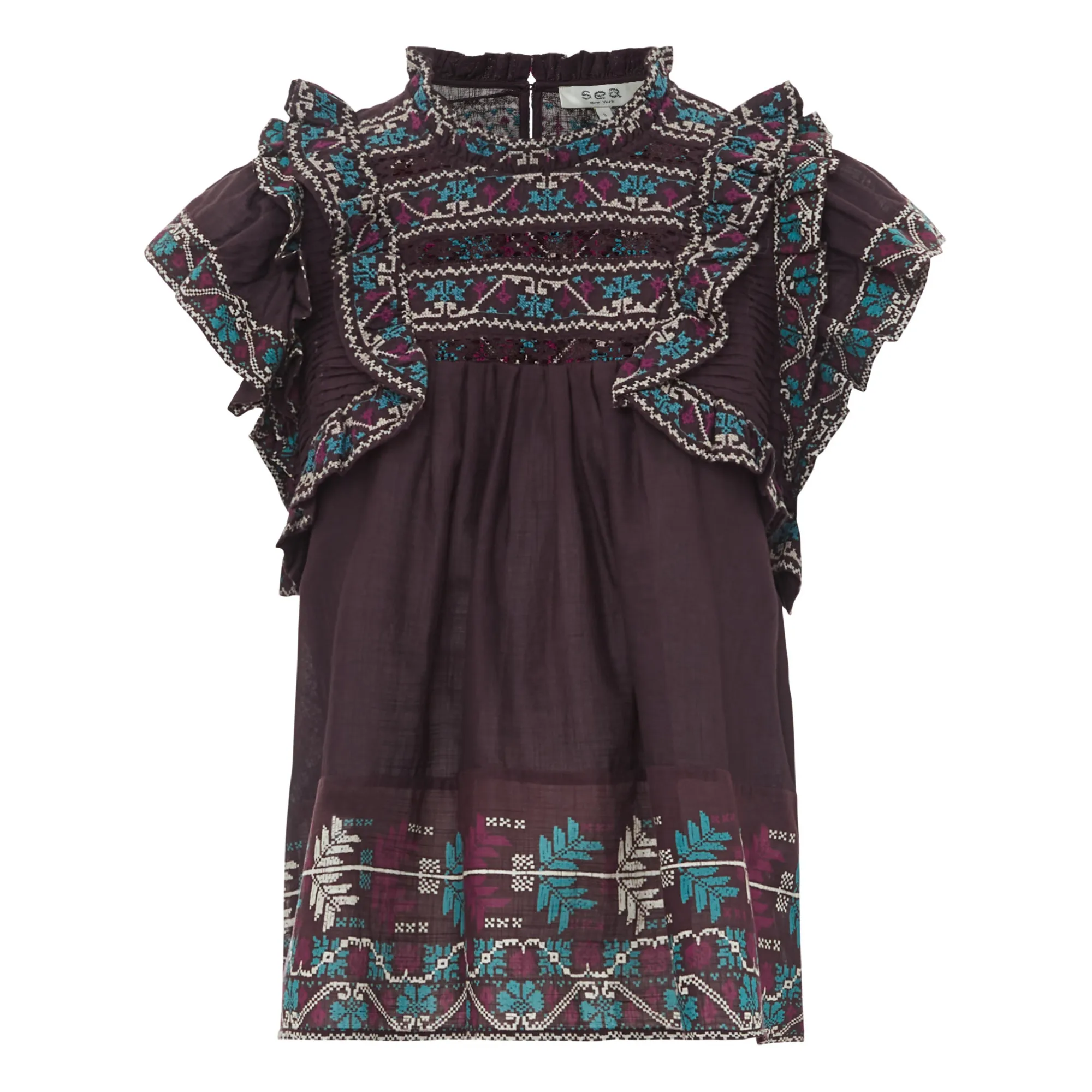 Sea Ny Brown Ellabeth Top