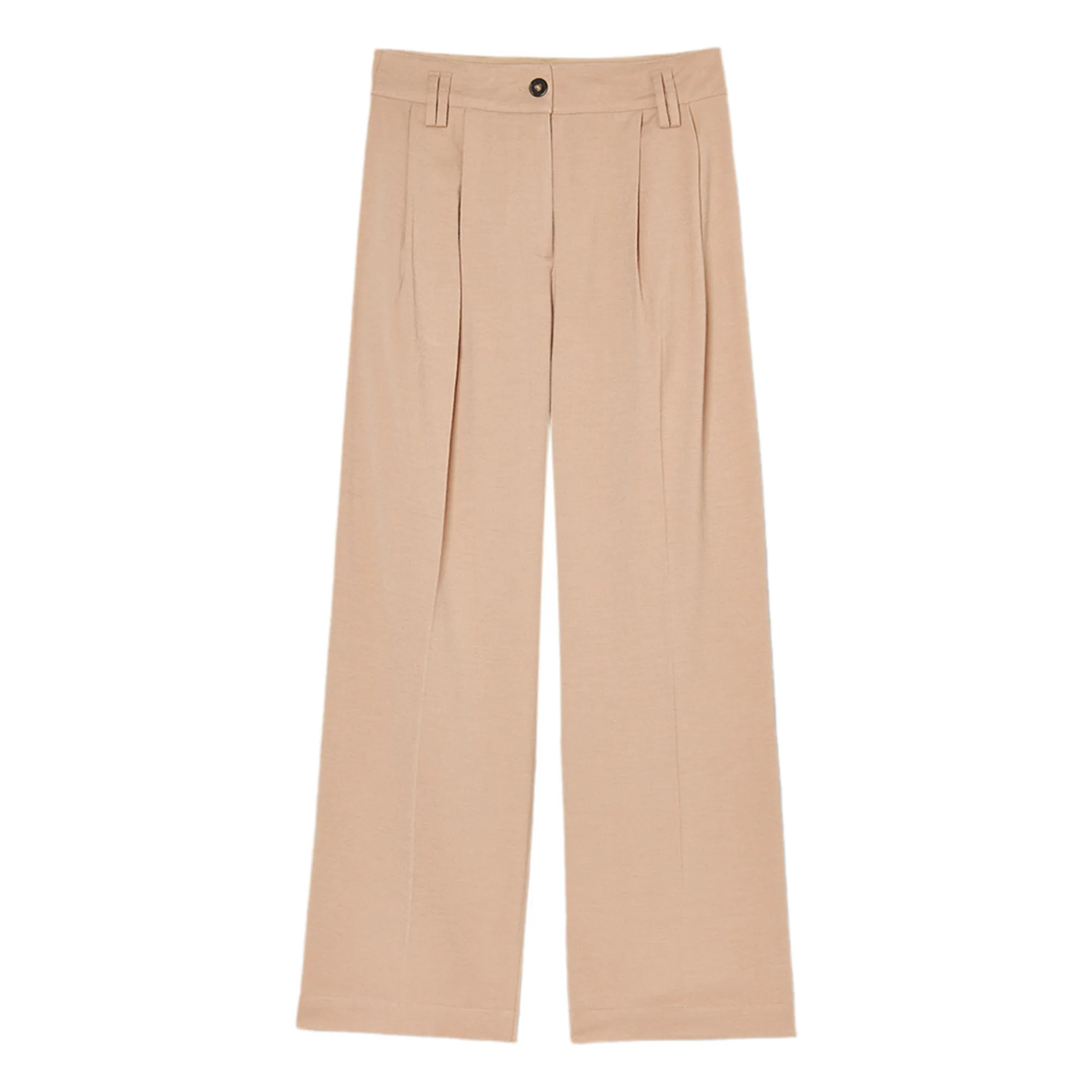 Momoni Beige Lucien Virgin Wool Trousers