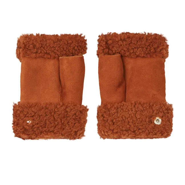 Merino Sheepskin Hand Warmers | Brown