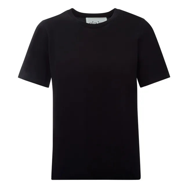 Camiseta ligera de algodón ecológico | Negro