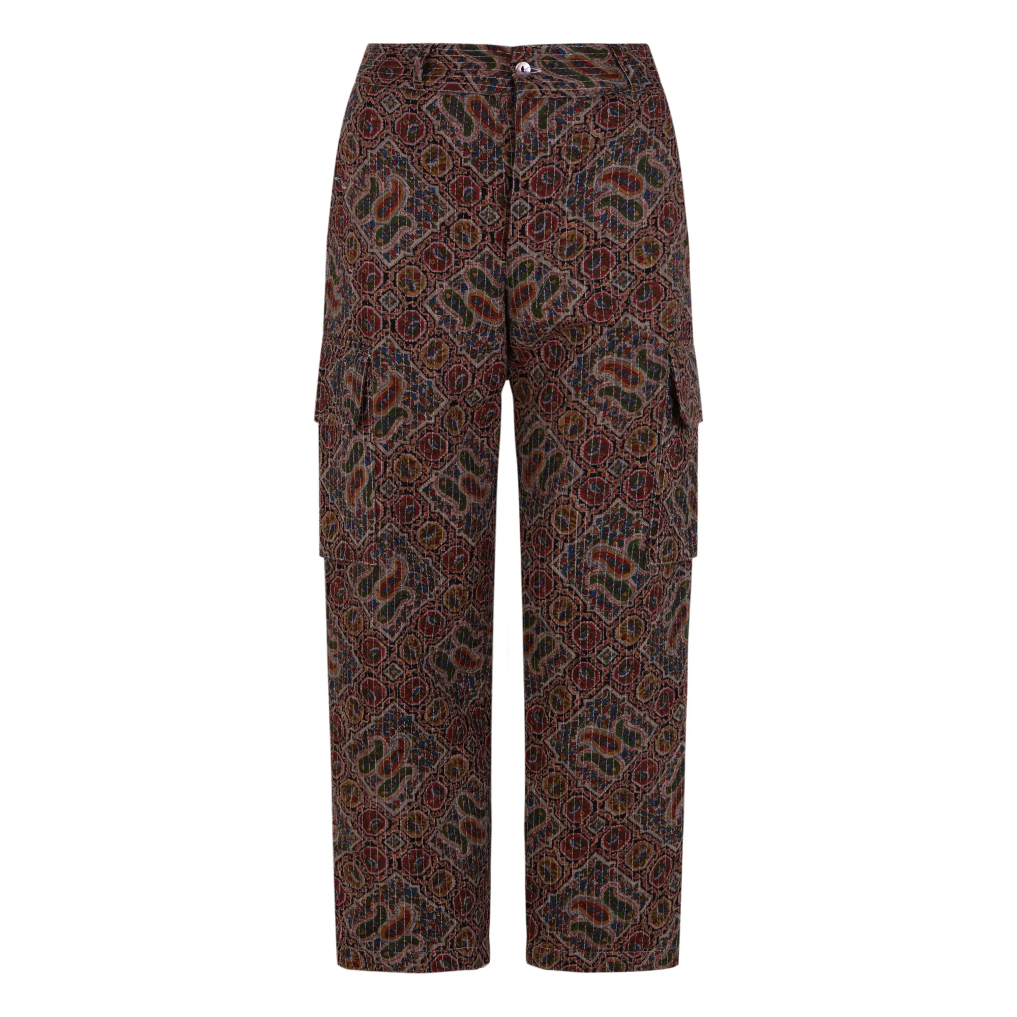Antik Batik Rust Zina Quilted Trousers