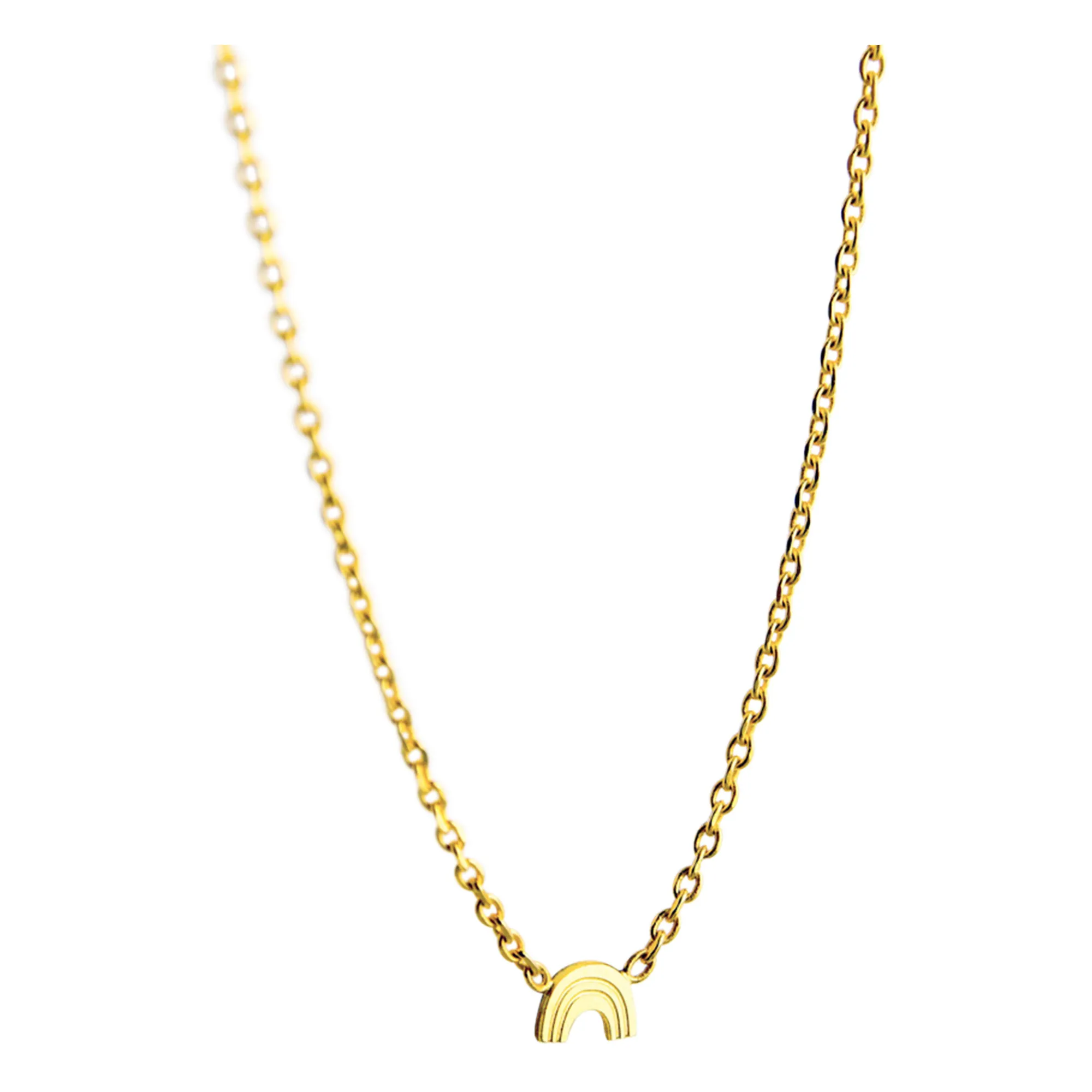 Adorabili Gold Rainbow Necklace
