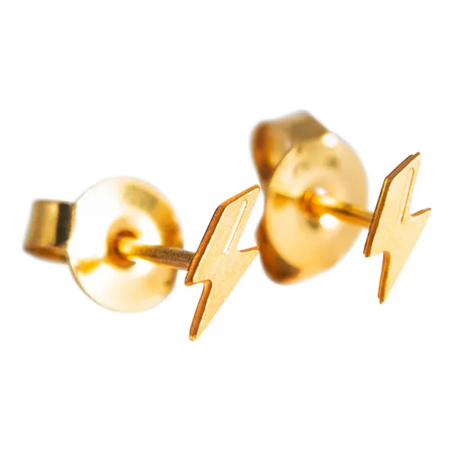 Eclair earrings | Gold