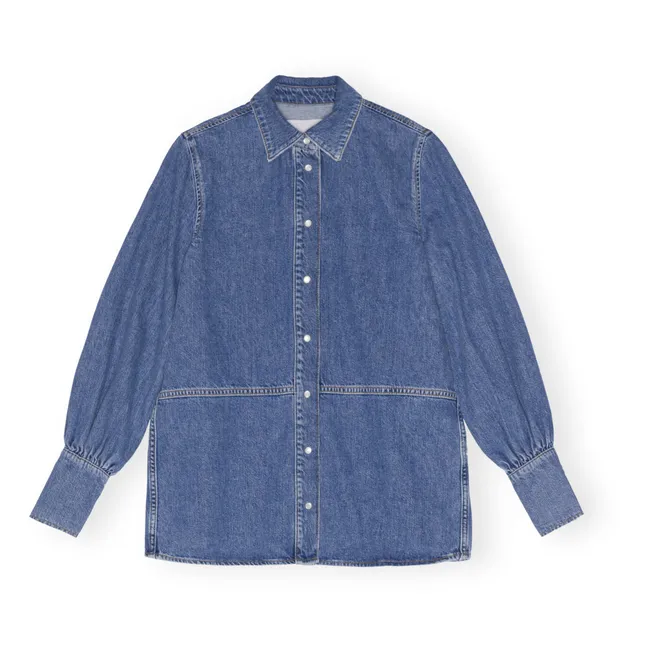 Camisa Future Denim de algodón orgánico y reciclado | Dark Blue