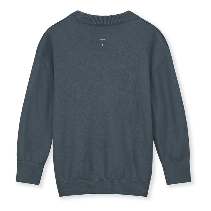 Pull Fin | Bleu gris- Image produit n°1