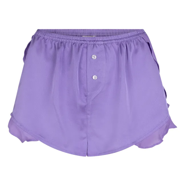 Mae Pyjama Shorts | Purple